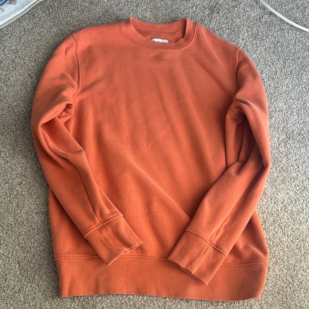 Goodfellow & Co Men's Orange Crewneck Sweater